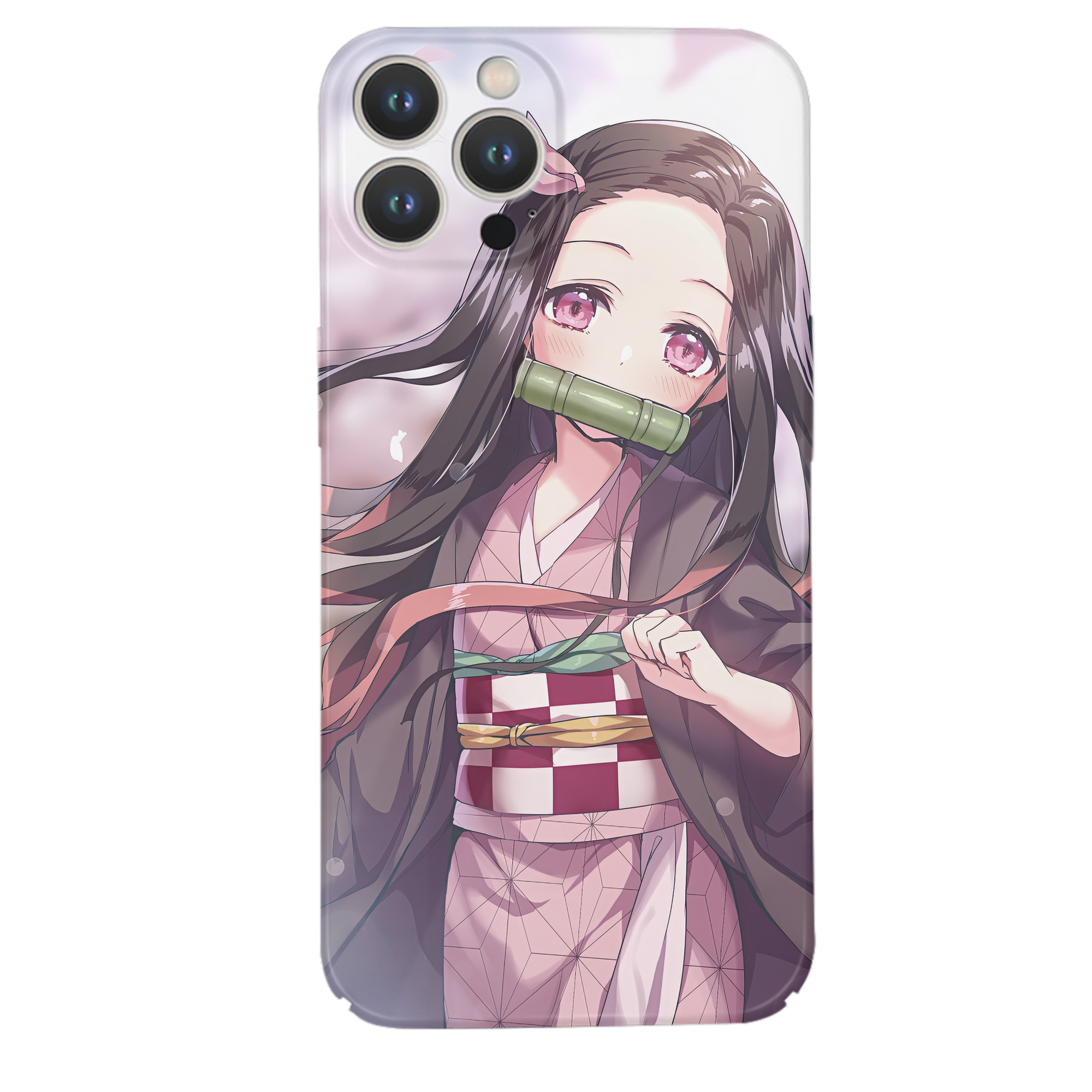 （画像用） 鬼滅の刃（きめつのやいば）竈門 禰󠄀豆子／かまど ねずこ Kamado Nezuko 【iPhone 14シリーズ対応】ハードケース